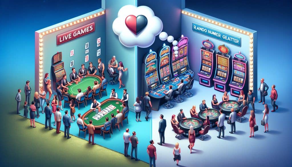 Jesu li igre uživo bolje od standardnih RNG casino igara? Jesu li igre uživo bolje od standardnih RNG casino igara?