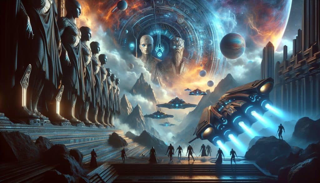 Igre koje kombiniraju znanstvenu fantastiku i mitologiju Igre koje kombiniraju znanstvenu fantastiku i mitologiju